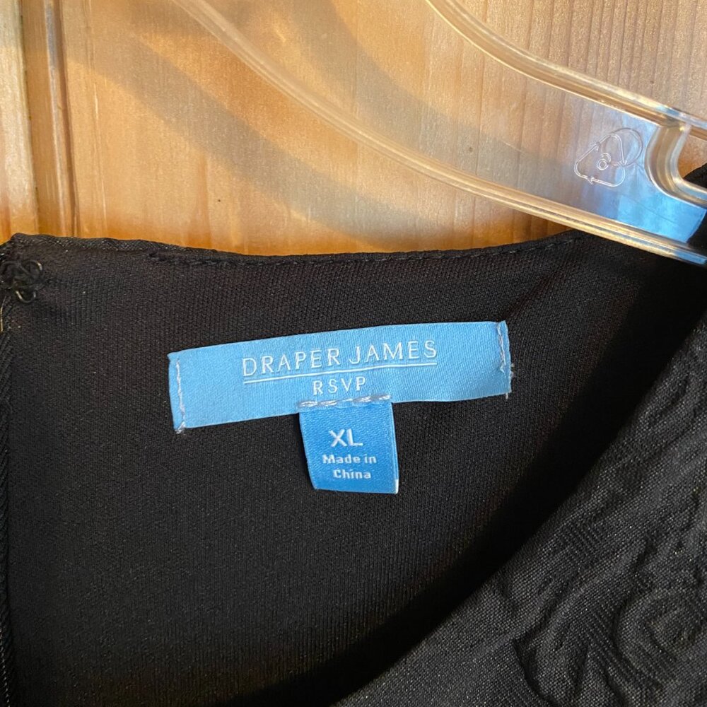 Draper James RSVP Black Sleeveless A-Line Dress Back Zipper Sz.XL NWT - Picture 5 of 8